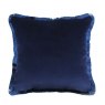 Scatter Box Quinn Velvet Square Scatter Cushion - Blue