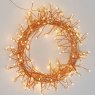 Copper Cluster - 300 Warm White LED Light Chain with Transformer