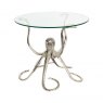 Octopus Side Table with Glass Top