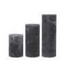 Anthracite Rustic Candle - Oversized