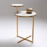 Cruise Sofa Side Table - Brushed Brass