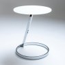 Leo Sofa Side Table - Polished Stainless Steel