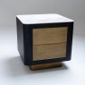 Centrepiece Talis Square Lamp Table with Two Drawers