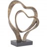 Double Heart Sculpture