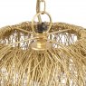 Tova Gold Woven Wire Tall Pendant