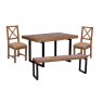 Key West 140cm Extending Dining Table Set