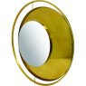 Lunar Iron Mirror In Metallic Champagne Finish