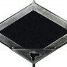 Hexagonal Mirror Set In Brushed Grey Finish
