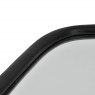 Lexie Loop Top Rustic Aluminium Square Wall Mirror