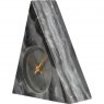 Trigon Grey Marble Mantel Clock