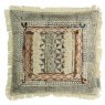 Blockprinted Peach Natural Cotton Cushion 45x45cm