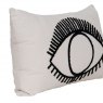 Abstract Eye Embroidered Cushion