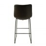 Calvi Stool In Chestnut Faux Leather