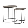 Jakarta Nest of Two Tables - Aluminium and Iron