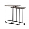 Champs Nest of Tables - Aluminium and Iron