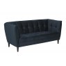 Jonna 2.5 Seater Sofa in Navy Blue Velvet