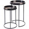 Coral Reef Design Set of Two Nesting Side Tables