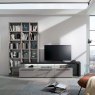 Gwinner Bellano Bookcase and TV Bench Wall Combination