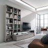 Gwinner Bellano Bookcase and TV Bench Wall Combination