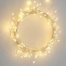 Silver Cluster - 150 Warm White LED Light Chain with Transformer