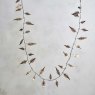 Gold Fern - 20 LED Botanical Art Light Chain - Battery/Timer Operated