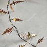 Gold Fern - 20 LED Botanical Art Light Chain - Battery/Timer Operated