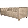 Christchurch Extra Large Sofa in Lovely Velvet Champagne