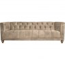 Christchurch Extra Large Sofa in Lovely Velvet Champagne