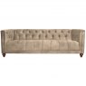 Christchurch Extra Large Sofa in Lovely Velvet Champagne