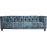 Christchurch Extra Large Sofa in Lovely Velvet Pacific