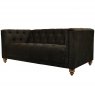 Christchurch Medium Sofa in Aurora Truffle with Light Leg