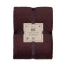 Scatter Box Erin 130x270cm Bed Throw - Aubergine