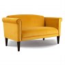 Lisa Compact Medium Sofa In Velvet