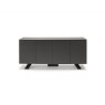 Spartacus Four Door Ceramic-Top Sideboard in Matt Grey Lacquer