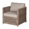 Salerno Aluminium & Synthetic Resin Rattan Garden Corner Group Set (Excludes Coffee Table)