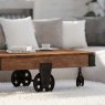 Hyatt Industrial Coffee Table Cart