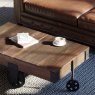 Hyatt Industrial Coffee Table Cart