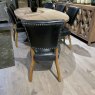 Parisian Dining Chair in Bycast Black