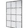 Distressed 12 Panel Wall Mirror