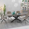 Phoenix Extending Dining Table in Ceramic - Argile