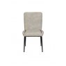 Rebecca Dining Chair In Misty Textured Fabric