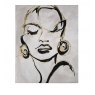 Lady with Gold Earrings Picture