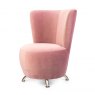 Apple Chair in Velvet Fabric