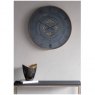 Brunel Industrial Round Wall Clock In Grey/Gold Finish