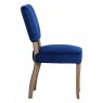 Paris Velvet Dining Chair in Royal Blue