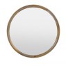 Lyon Small Solid Wood Round Mirror
