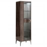 Milano One Door Curio Cabinet