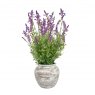 Artificial Lavender Grass Mix Plant in Pot