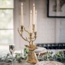 Gold Stag Taper Candle Holder