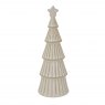 Alora Ceramic Snowy Layered Tree with Star